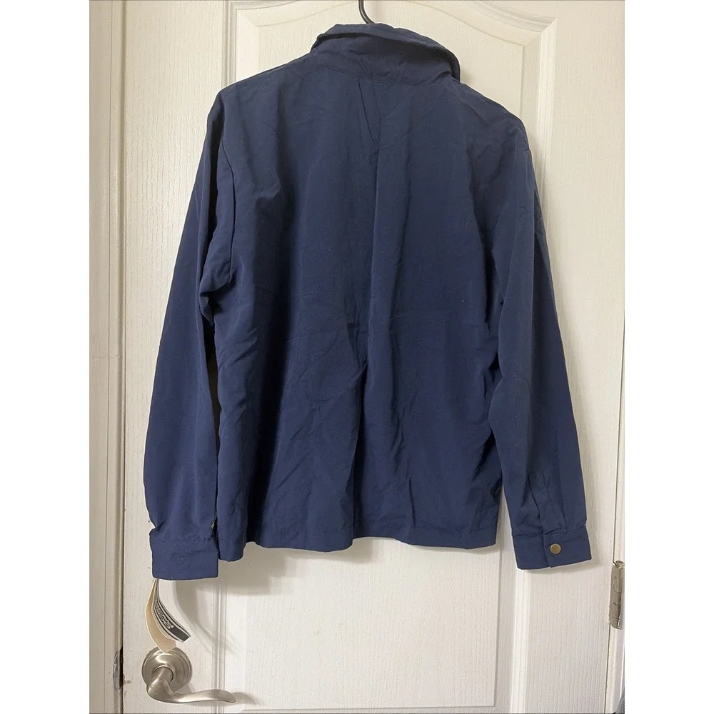 NWT Vintage OP Ocean Pacific 80's 90's Navy Floral Windbreaker Surf Y2K Size M